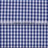 James Ready Fashion Gingham Check Blue Dobby Regular Soft Shirting Fabrics thumbnail-3