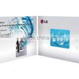 Factory Custom 2.4 / 3.5 / 4.3/ 5/ 7/ 10 Inch Lcd Birthday Greeting Card Business Video Booklet for Christmas Gifts
