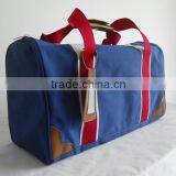 Fashion Denim Blue Canvas Duffel Bag thumbnail-3