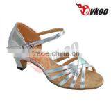 Colorful Ballroom Dance Shoes Child High Heel Shoes for Children thumbnail-1