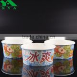 custom printed food on the move paper bowls