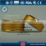 Golden Aluminum Lotion Bottle With Inner Side Plastic Bottle,shiny Gold Color Rim thumbnail-3
