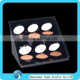 2 Tier Glossy Black Fashion Salon Acrylic Shelf Display