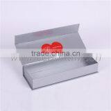 Sliver Foil Magnetic Folded Gift Box With Custom Logo Print