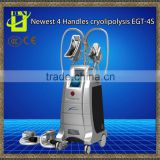 World Leader!!! Cryolipolysis 4 Handles Local Fat Removal Fat Freezing Liposuction Machine Drx 50 / 60Hz