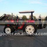 FEL Tractor, lawn tractor 40HP, 4x4, DQ404 with Front end loader, slasher mower, Backhoe, carry all, hold digger attachment