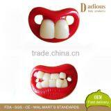 Funny BPA Free Baby Infant Dummy Teether Silicone Nipple Soother Pacifier thumbnail-2