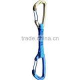 CE EN 12275 Aluminum Wire Carabiner Quickdraw Quicklink for Rock Climbing/ Rescue Safety thumbnail-2