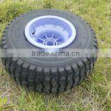 Lawn Mower Wheels And Tyres Good Usable Trailer thumbnail-1