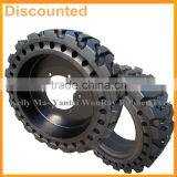 Hot Sale Solid Tires 385/65-d22.5 445/65-d22.5 10x16.5 12x16.5 for Bobcat Skid Steer thumbnail-1