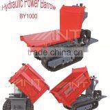BY1000 Hot Sale Agriculture Mini Dumper Crawler Loader With Three Sides Unloading thumbnail-2