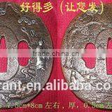 Traditional Decorative Samurai Katana Sword With Carbon Steel Blade and Casting Zinc Alloy Tsuba JL579 thumbnail-5