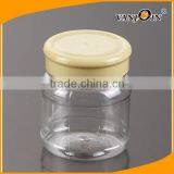 300ml Plastic Cap Clear Round PET Cosmetic Plastic Jars thumbnail-4