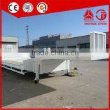 60t Tri-axle Low Bed Truck Trailer for Transporting Crane Excavator Tractor thumbnail-6