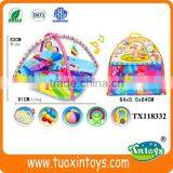 Baby Floor Play Music Mat Crawling Carpet Kids Activities Blanket With Hanging Toys thumbnail-1