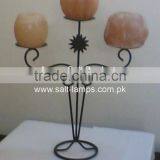 Metal Salt Lamp Basket/Feng Shui Salt Lamps/Iron Basket Salt Lamp/Metal Fire Basket thumbnail-5