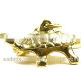 Nautical Art Solid Brass Turtle Nautical Keychain thumbnail-1