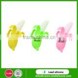 Customized Amazing Banana Silicone Wine Glass Marker,Creative Novelty Silicone Banana Wine Bottle Stopper thumbnail-2