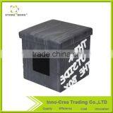 Home Stool OEM 2017 New Design Support Printing Pet Foldable Storage Ottoman thumbnail-2