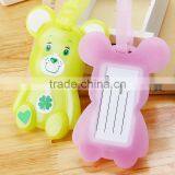N146 Factory Supplier High Quality Hot Sale Cute Cartoon Custom Brown Bear Shape Luggage Tag thumbnail-3