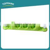 Toprank Plastic 3-Position Garage Closet Kitchen Tool Organizer Wall Mounted Mop Broom Holder Organizer With Sucker thumbnail-2