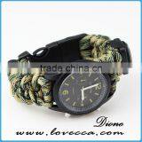 2017 Camping Camo Parachute Watch Multi-functional Survival Waterproof Watch thumbnail-2