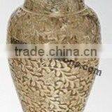 Metal Fancy Urns | 600 Cubic Inch Urn | Budget Urns | Burial Urns for Sale thumbnail-2