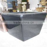 SJ20171008 2017 Hot Sale Black Square Plastic Flower Pot With Different Colors thumbnail-4