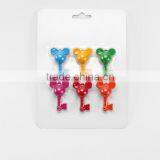 New Design Fancy Heart Key With Mickey Mouse Top 6 Color Crayon, 6 pk Mickey Key Wax Crayon, Novelty Mickey Shaped Crayon Set thumbnail-2