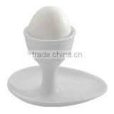 Ivory White Porcelain China Ceramic Cream White Egg Stand Egg Cup thumbnail-1