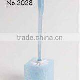 New Design Toilet Brush Plastic Cleaning Brush Sets With TPR Holder thumbnail-3