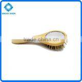 Round Hair Brush Wooden Comb Hair With Mirror thumbnail-2