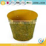 10 Inch Outdoor Plants for Pots Metal Flower Planters thumbnail-3