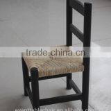 Solid Wooden Children Chair With Ratten Cushion thumbnail-2