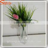 7-green Fork Artificial Plants Plastic Grass Bouquet Flower Shop Plant Decoration thumbnail-3