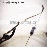 Wood Riser/takedown Laminated Recurve Bows Imitation Bison Black Split Bow thumbnail-2