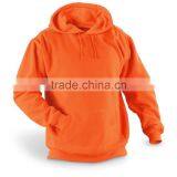 Winter Pullover Safety Mens Fleece Orange Zipper Hoodies Work Uniform hi Vis Workwear thumbnail-2