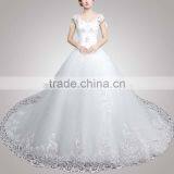 Stretchable Peter Pan Collar Luxury Of Bride Dress Reliable Supplier thumbnail-1