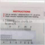 Kearing Brand OEM Plastic Slide Ruler,air Velocity Calcuator, Velocity Pressure in Water, Opaque Plastic Slide Ruler #KSL01 thumbnail-5