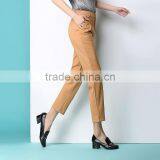 Haren Pants OL 2017 Spring Summer Radish Occupation High Waist Slim Jeans Casual Trousers Custom Made thumbnail-2