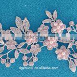 Customized Chiffon Lace Flower Exported to Worldwide thumbnail-2