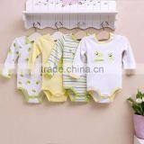 2013 Autumn Baby Romper 100% Cotton Long Bodysuit 4in1 Gift Box Wholesale thumbnail-1