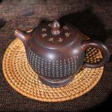 Purple Clay Chinese Nixing Pottery 260ml Buddha Lamp Teapot Master Making Tea Pot Pure Handmade Tea Ware thumbnail-2