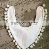 Baby Boutique Bibs Cotton Fabric Black and White Stripes Kids Feeding Hot Products 2017 thumbnail-2