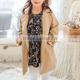 Zm35783a Children's Boutique Clothing Latest Design Girls Trench Coat thumbnail-2