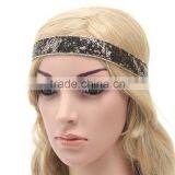 F20072N Hot Sale Sequin Grosgrain Hair Ribbon Hight Quality Sequin Ribbon Hair Accessories thumbnail-2