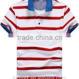 No Design Custom Plain Stripe Polo Shirt thumbnail-4