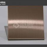Light Hairline no Fingerprinted Bronze Hairline Stainless Steel Sheet thumbnail-3
