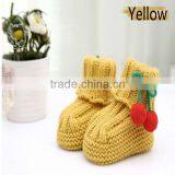 Cute Handmade Crochet Baby Shoes Crochet Knitting Baby Shoes thumbnail-2