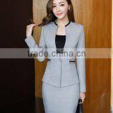 Custom New Blouse Design Women Office Uniform Korean Business Suit for Women thumbnail-6